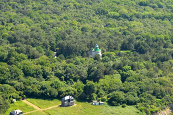 Le phare vu du ciel