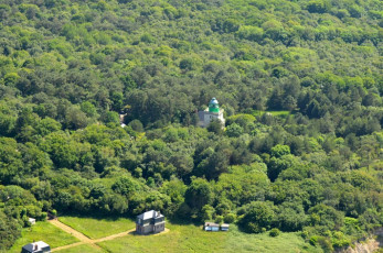 Le phare vu du ciel