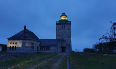 Le Phare d'Ailly la nuit